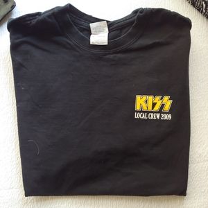 KISS ALIVE 35 2009 Local Crew Tee Black XL